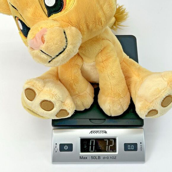 Disney Parks Big Feet The Lion King Simba Plush 10" Soft Clean - Picture 8 of 8